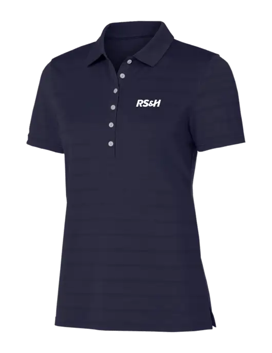 Callaway Womens Navy Ventilated Polo w/RS&H Logo