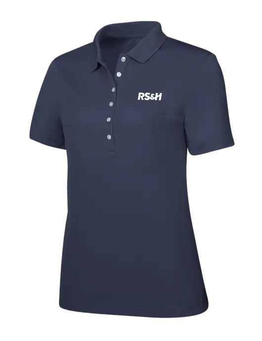 Callaway Womens Ottoman Navy Polo w/RS&H Logo