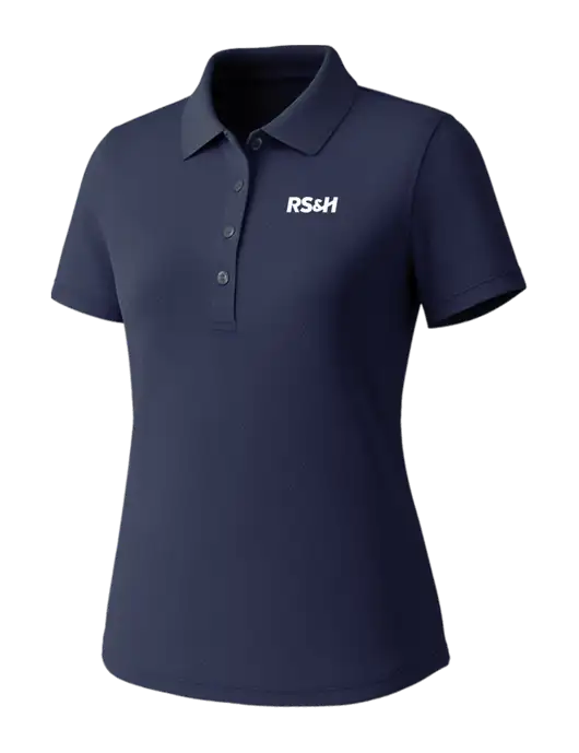Callaway Womens Core Navy Performance Polo w/RS&H Logo