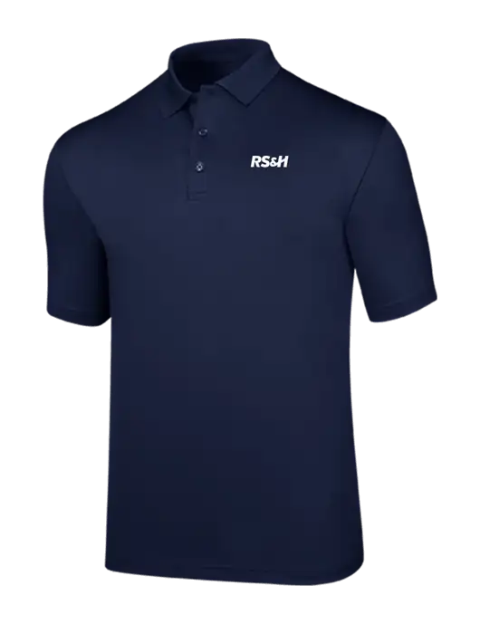 Callaway Opti-Dri Navy Chev Polo w/RS&H Logo