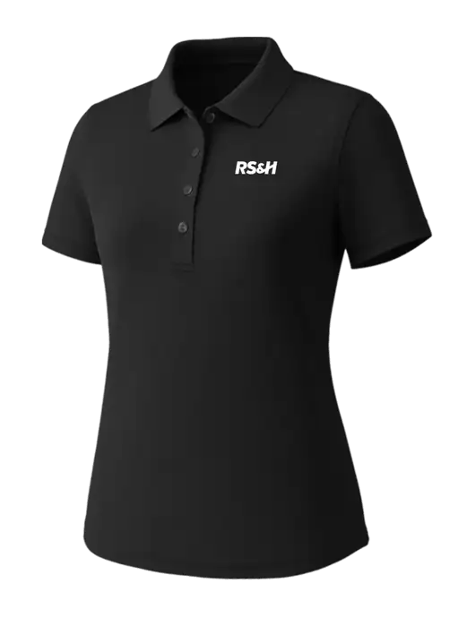 Callaway Womens Core Black Performance Polo w/RS&H Logo