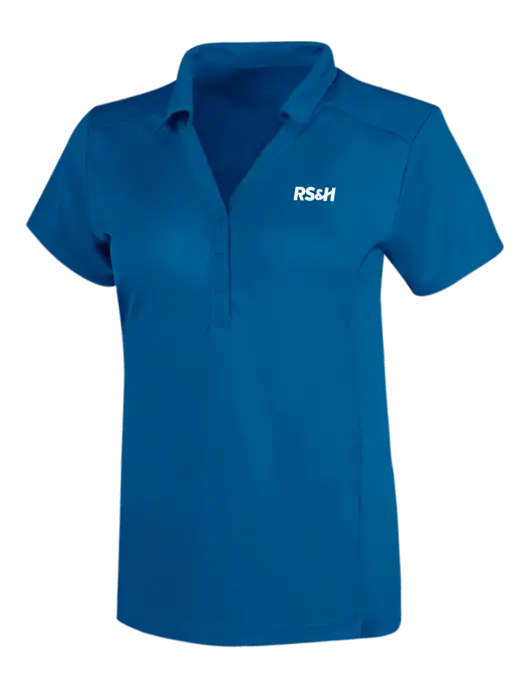 OGIO Royal Blue Womens Framework Polo w/RS&H Logo