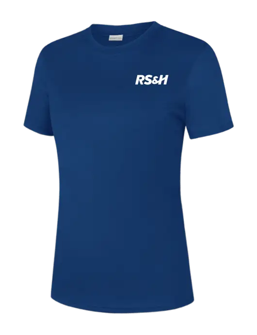 Womens Royal PosiCharge Competitor Tee w/RS&H Logo