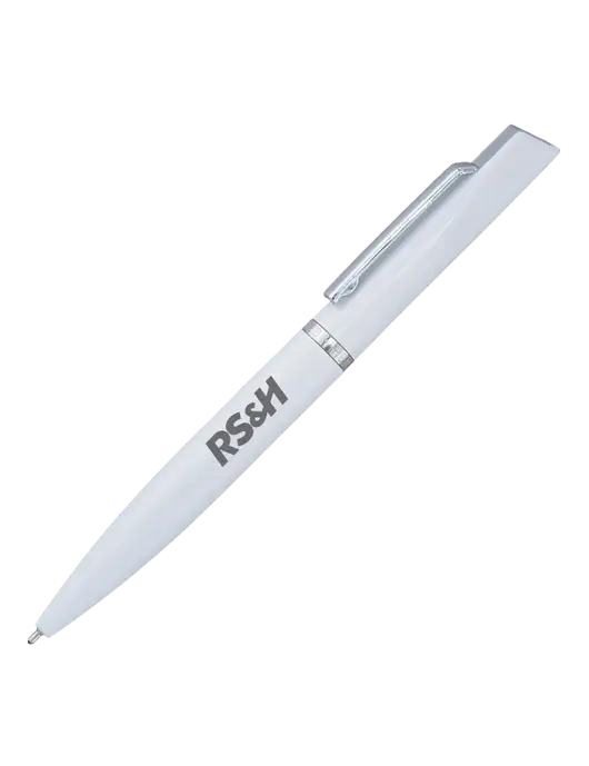 Santos White Pen - Black Ink w/RS&H Logo
