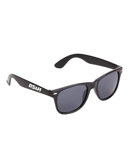 Daytona Black Sunglasses w/RS&H Logo