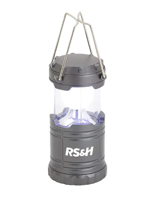 Gunmetal Mini Retro Lantern w/RS&H Logo