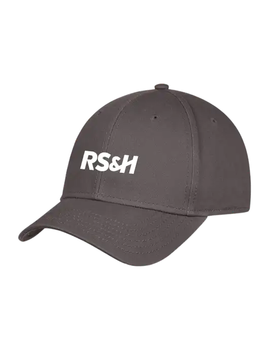 Charcoal Structured Cap Hook & Loop w/RS&H Logo