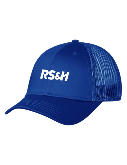 Royal Mesh Trucker Cap Snap Back w/RS&H Logo