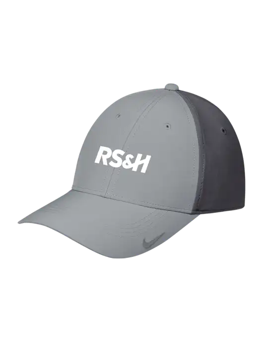 Nike Light Grey/Dark Grey Dri-FIT Legacy Cap w/RS&H Logo