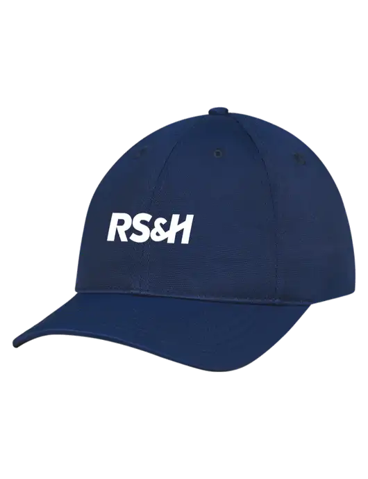 Navy Nylon Twill Performance Cap w/RS&H Logo