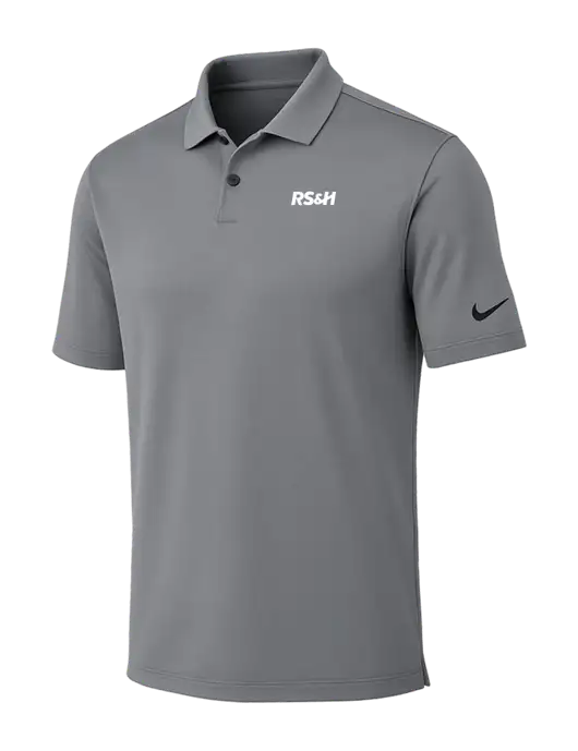 Nike Medium Grey Dri-FIT Vapor Polo w/RS&H Logo