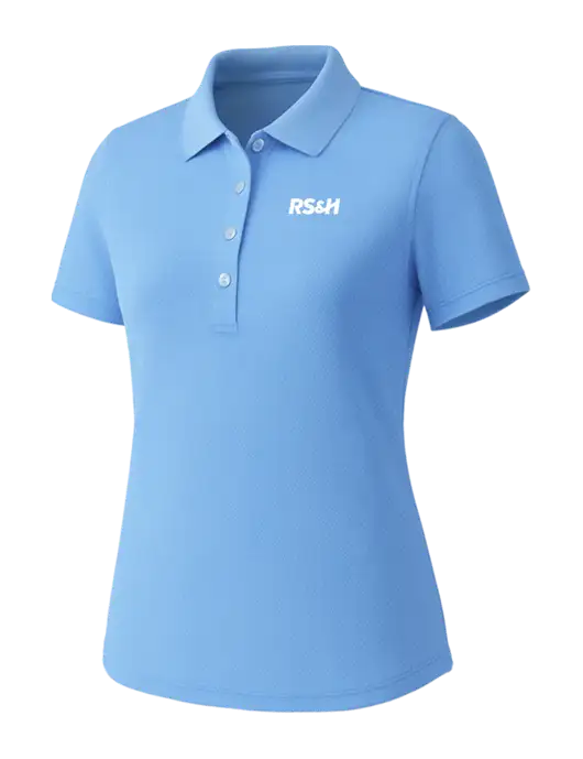 Callaway Womens Core Light Blue Performance Polo w/RS&H Logo