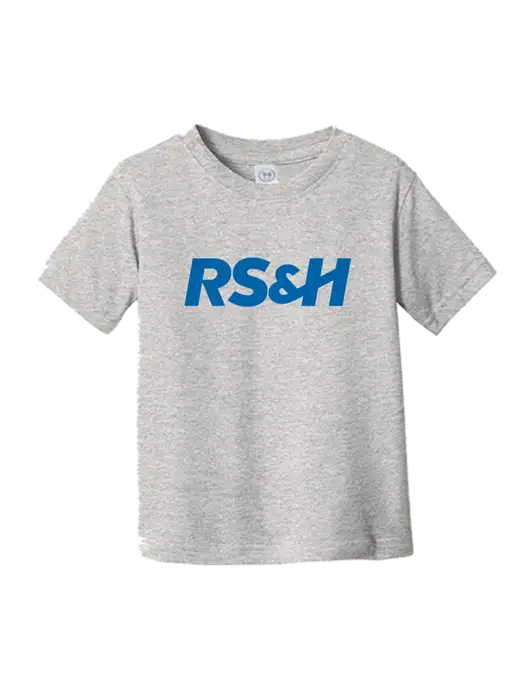 Rabbit Skins Light Grey Heather Toddler Fine Jersey Tee w/RS&H Logo