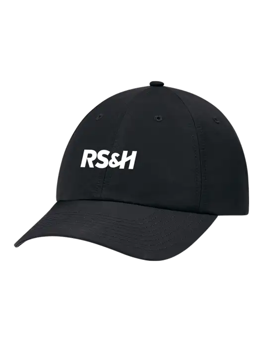 Richardson Relaxed Performance Lite Black Cap w/RS&H Logo