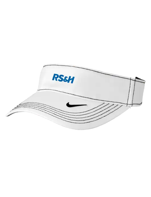 Nike White Dri-FIT Ace Visor w/RS&H Logo
