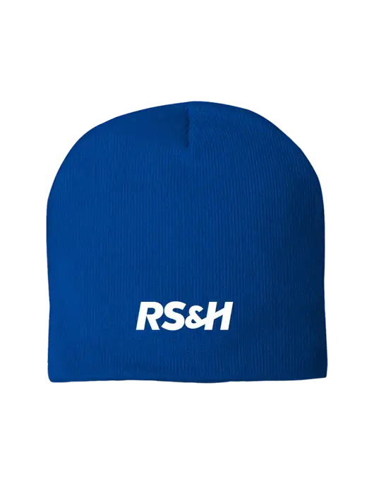 Solid Royal Element Knit Beanie w/RS&H Logo