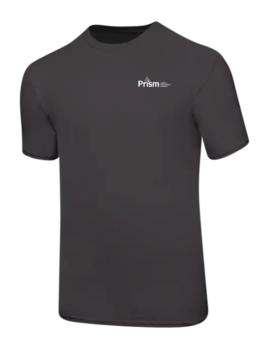 Ring Spun Charcoal 4.5 oz T-Shirt w/RS&H Prism Logo