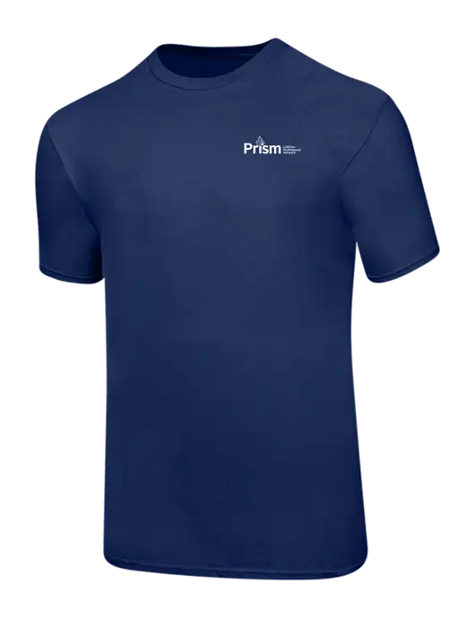 Ring Spun Navy 4.5 oz T-Shirt w/RS&H Prism Logo
