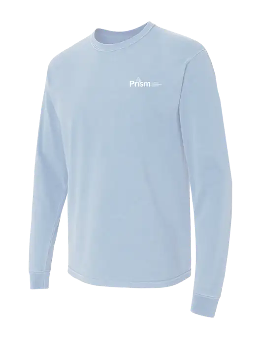Comfort Colors Garment-Dyed Light Blue Heavyweight Long Sleeve T-Shirt w/RS&H Prism Logo