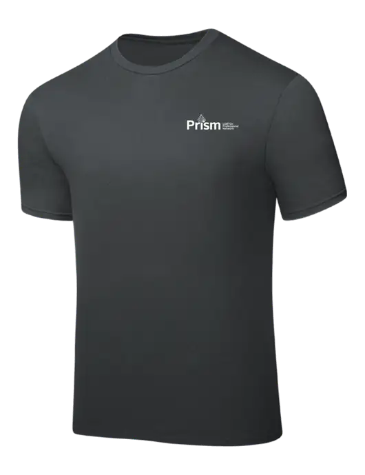 Dark Grey PosiCharge Competitor Tee w/RS&H Prism Logo