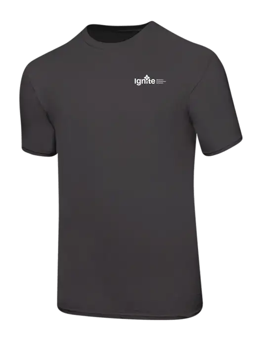 Ring Spun Charcoal 4.5 oz T-Shirt w/RS&H Ignite Logo