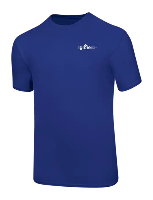 Ring Spun Royal 4.5 oz T-Shirt w/RS&H Ignite Logo