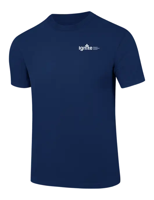Comfort Colors 6.1 oz Dark Navy Heavyweight Ring Spun T-Shirt w/RS&H Ignite Logo