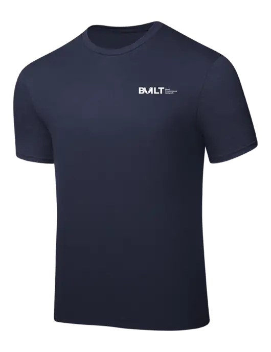 Navy PosiCharge Competitor Tee w/RS&H BUILT Logo