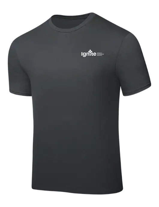 Dark Grey PosiCharge Competitor Tee w/RS&H Ignite Logo