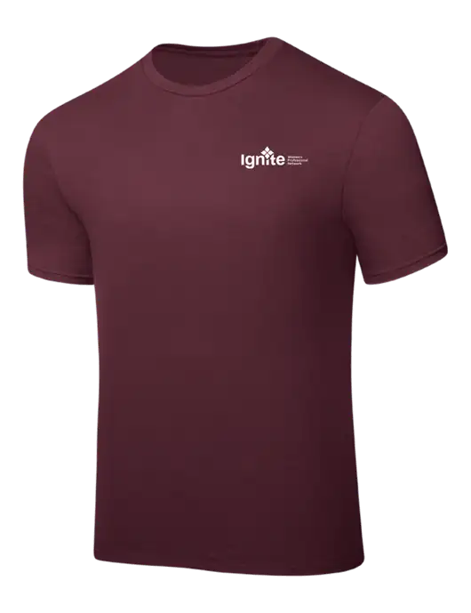 Maroon PosiCharge Competitor Tee w/RS&H Ignite Logo