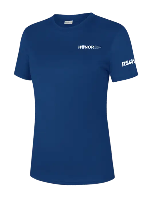 Womens Royal PosiCharge Competitor Tee w/RS&H HONOR Logo, RS&H Logo