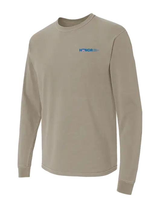 Comfort Colors Garment-Dyed Light Taupe Heavyweight Long Sleeve T-Shirt w/RS&H HONOR Logo