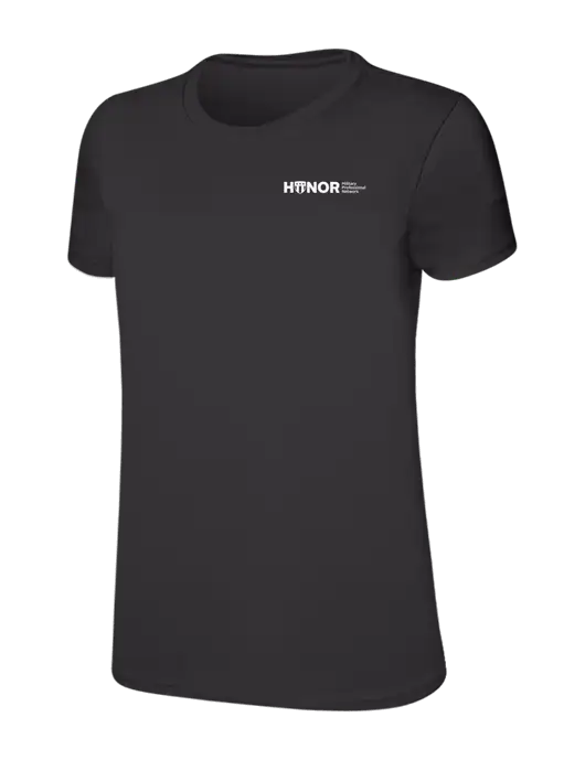 Womens Ring Spun Charcoal 4.5 oz T-Shirt w/RS&H HONOR Logo